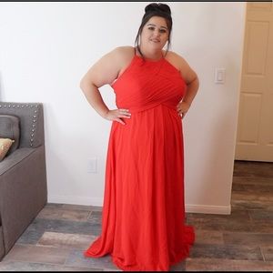 Red Bridesmaids Dress